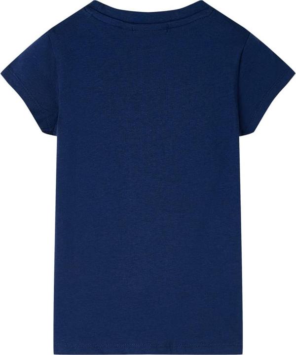 Immagine prodotto vidaXL T-shirt per bambini blu navy 116,Materiale: 95 % cotone. 5 (116)