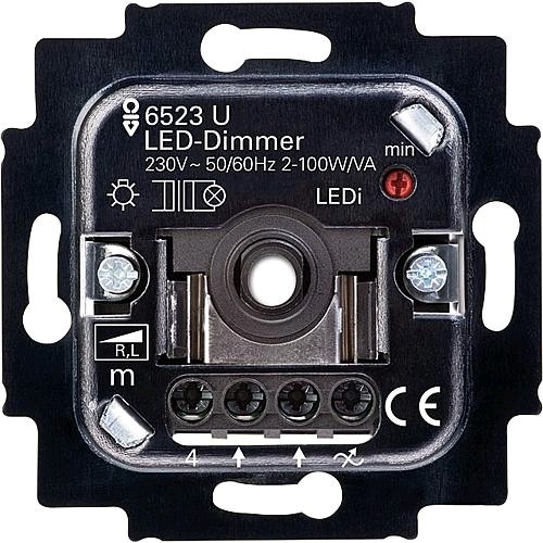Produktbild Busch-Jaeger Busch-Dimmer Einsatz UP 6523 U-102 LED universal Drehdimmer 2-100 Watt