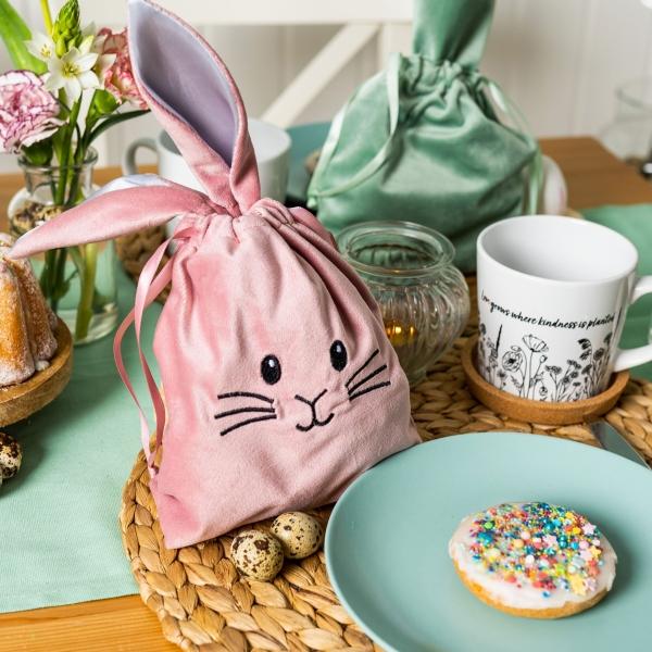Actual product image Papierdrachen Easter fabric bags (Gift box, 3 x)