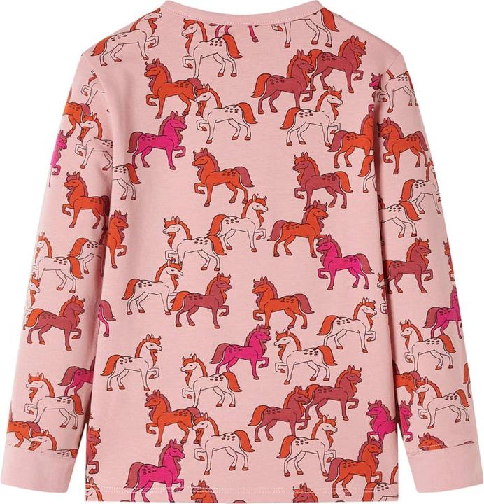 Image du produit VidaXL Pyjama enfant manches longues rose clair 104,Matériau : 95 (104)
