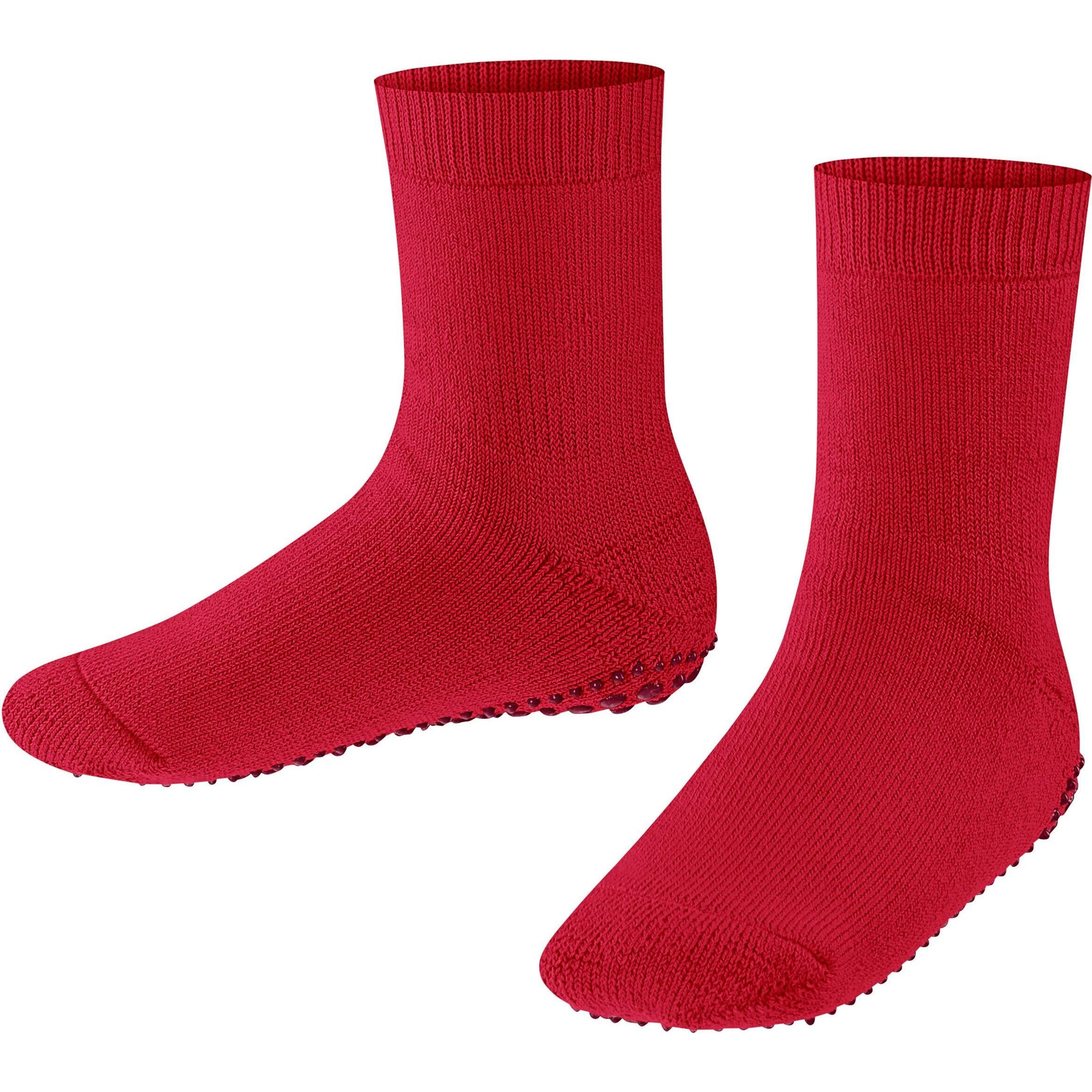 Falke, Herren, Socken, Catspads Kinder Haussocken, Rot, (Einzelpack, 23 - 26)