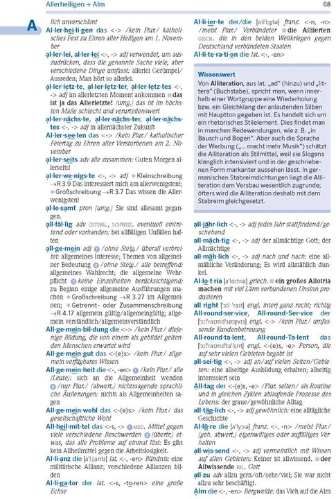 Produktbild Grosses Schulwörterbuch Deutsch (Deutsch, 2022)