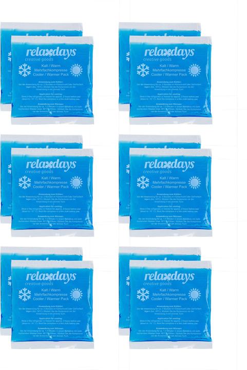 Immagine prodotto Relaxdays 12x cuscinetto di raffreddamento (12 x, 1770 g)