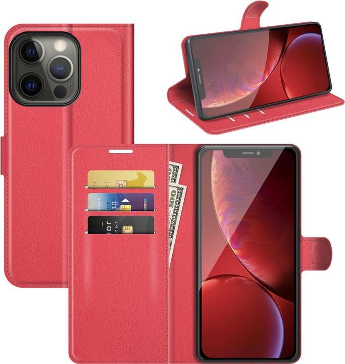 Immagine prodotto Cover-Discount iPhone 13 Pro - Custodia in pelle rossa (Apple iPhone 13 Pro)