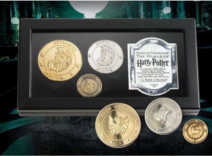 Actual product image Noble Collection Harry Potter: Coins Gringotts Bank (Set of 3)
