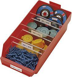 Actual product image kaiserkraft Shelf box made of high impact polypropylene