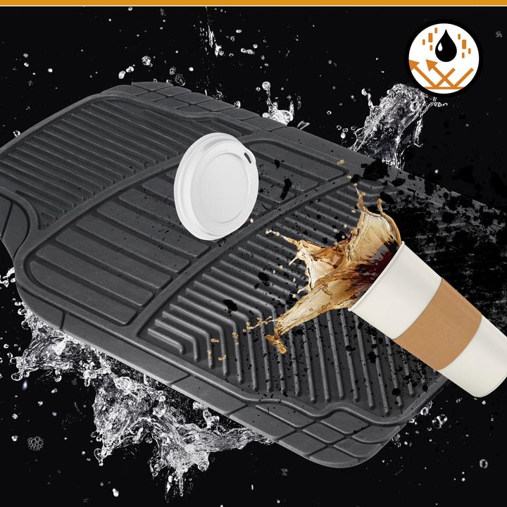 Actual product image Walser Rubber mats set Priscus (1 set of 4 floor mats)