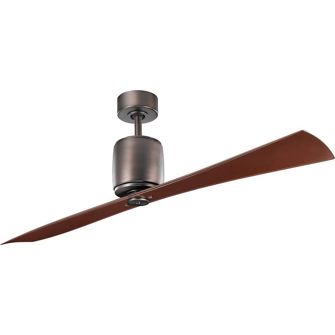 Elstead Lighting Ferron leiser Deckenventilator Ø152cm DC-Motor + Fernbedienung Ölgebürstete Bronze, Ventilator, Bronze