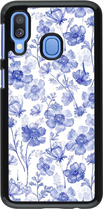 Actual product image PhoneLook Coque Spring 23 watercolor blue flowers (Samsung Galaxy A40)