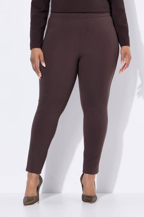 Immagine prodotto Ulla Popken Pantaloni modello Sienna con taglio aderente e cintura elastica (52)