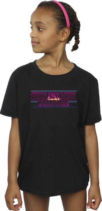 Produktbild Netflix Stranger Things Retro Title TShirt Mädchen
