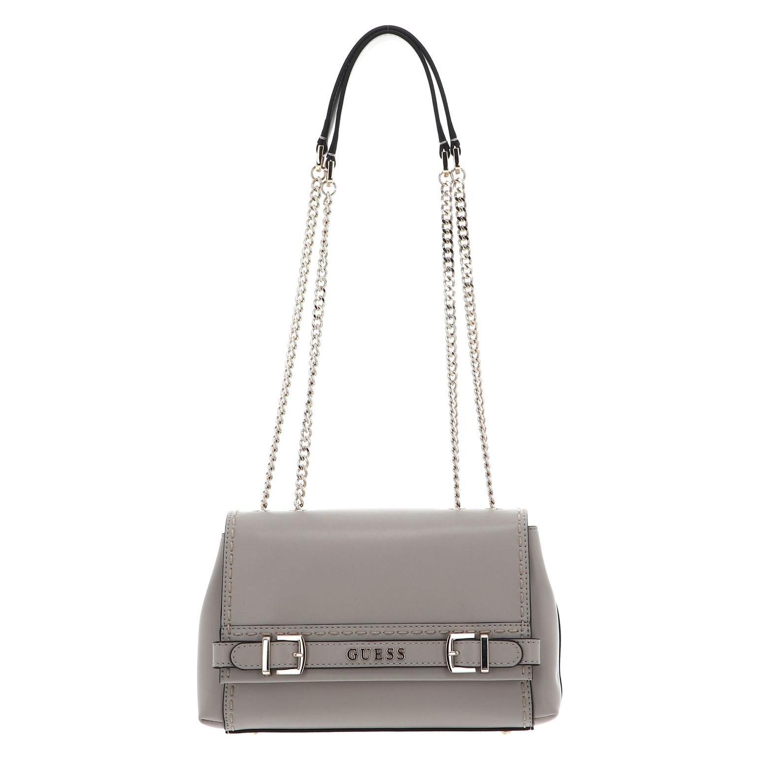 Guess, Damen, Handtasche, Sestri Convertible Xbody Flap Bag, Beige