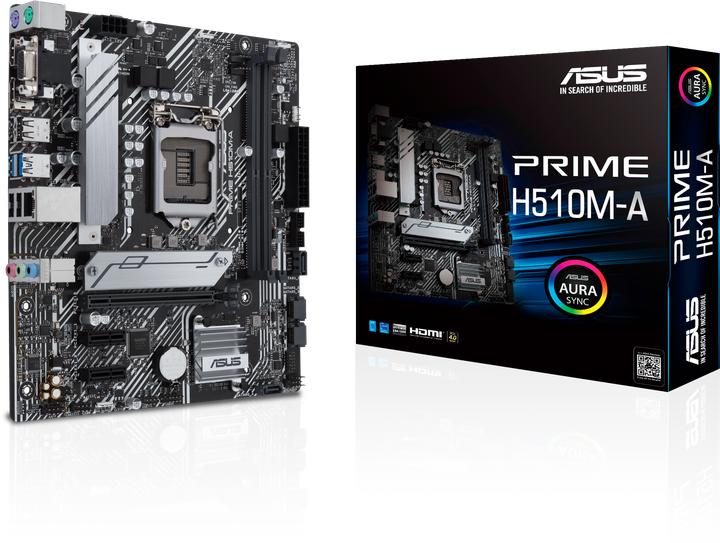Produktbild ASUS PRIME H510M-A Motherboard (LGA 1200, Intel H510, mATX)
