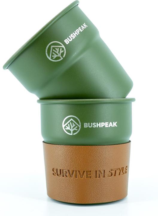 Produktbild Bushpeak Chromstahlbecher 2er-Set