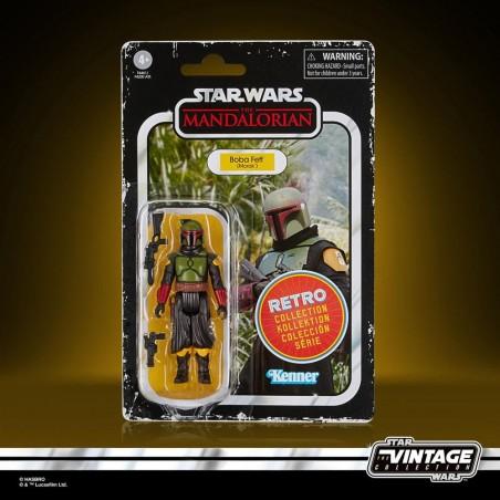 Actual product image Hasbro Retro-Kollektion Boba Fett (Morak) Spielzeug 9,5 cm grosse Star Wars: The Mandalorian Fi...