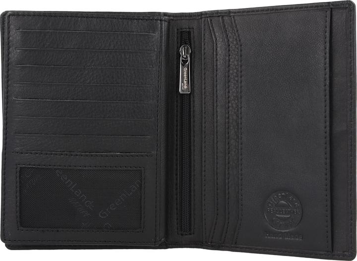 Immagine prodotto Greenland Nature Porta passaporto RFID in nappa nera 11,5 cm (Copertina del passaporto)