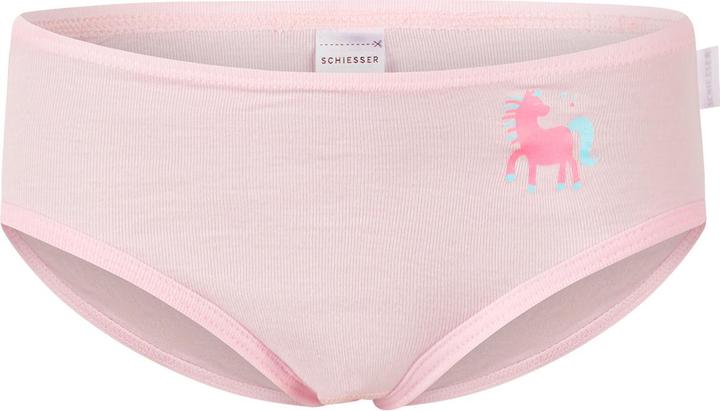 Immagine prodotto Schiesser Confezione da 6 slip / mutande per bambine in cotone biologico a coste sottili (140, confezione da 6)