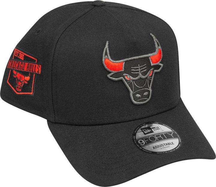 Produktbild New Era 9Forty A-Frame Cap - Sidepatch Chicago Bulls Weiss (One Size)