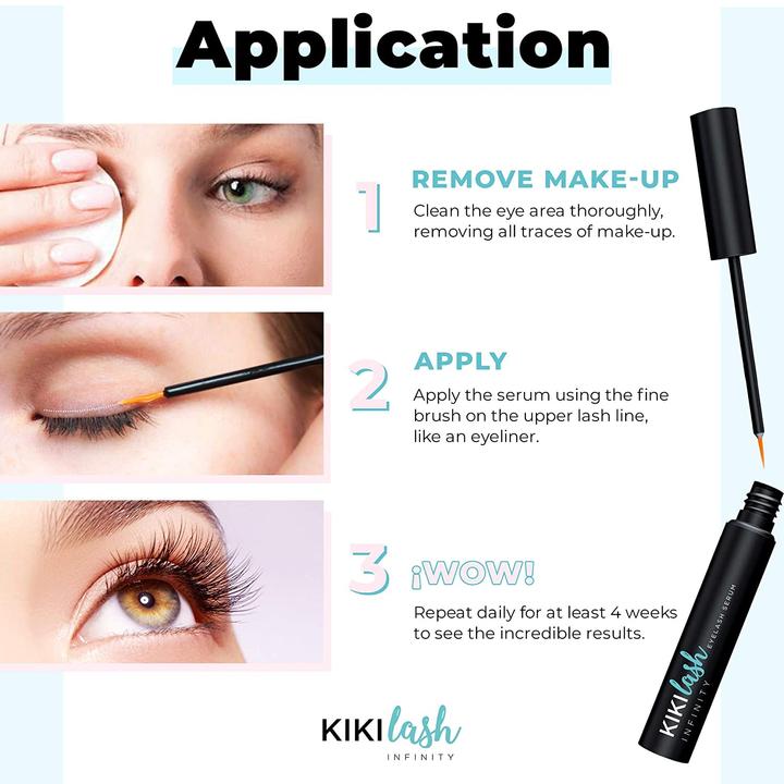 Actual product image Kikilash Eyelash serum (3 ml)