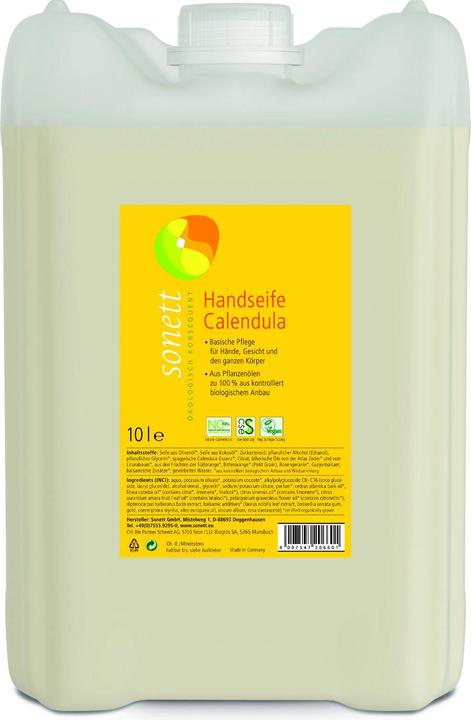 Sonett Handseife Calendula Bidon (Handseife Nachfüllpackung, 10000 ml)