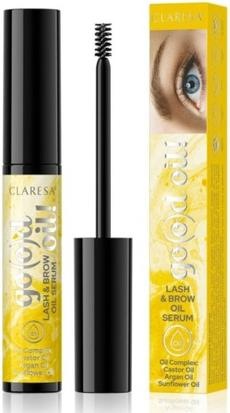 Claresa Serum-Öl für Augenbrauen und Wimpern verdichtet und beschleunigt das Wachstum