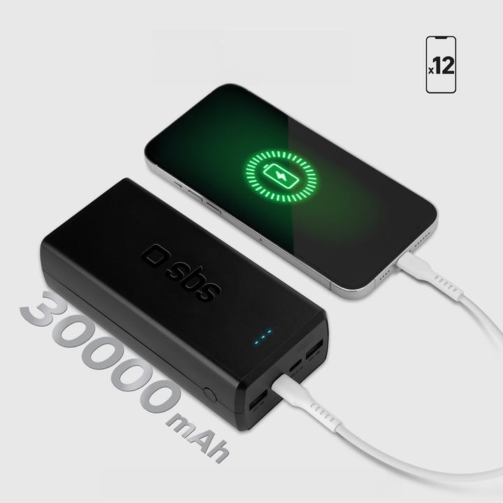 Immagine prodotto SBS Power Bank (30000 mAh, 20 W, 111 Wh)
