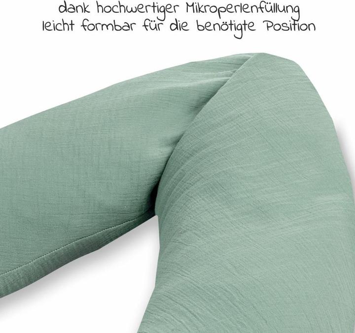 Actual product image Julius Zöllner Muslin nursing pillow (190 x 30 cm)