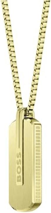 Image du produit Hugo Boss Orlado 1580355 Timeless Gold Plated Necklace pour hommes