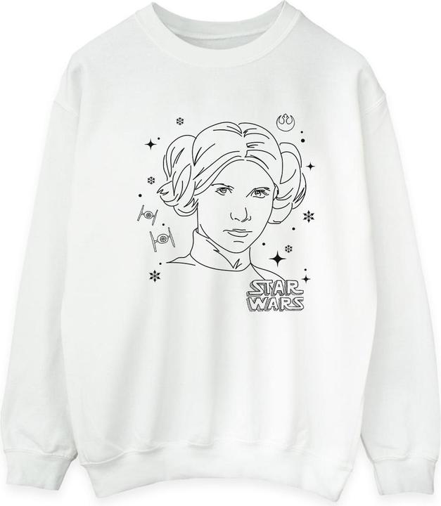 Produktbild Star Wars Episode IV: A New Hope Leia Christmas Sketch Sweatshirt (5XL)