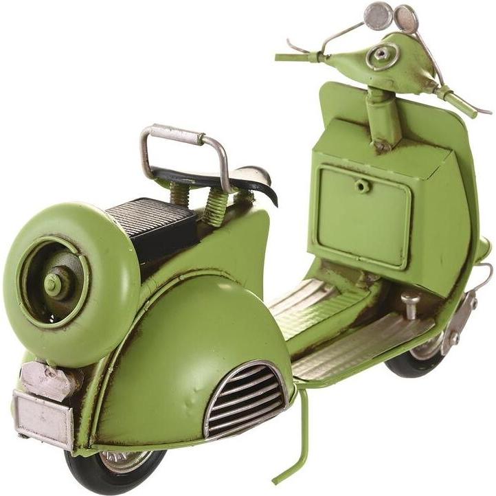 Thumbnail - DKD Home Decor, Deko Objekt, Deko-Figur 26 x 10 x 17 cm Rosa Lila Motorrad grün Vintage (3 Stücke) (26 x 10 x 17 cm)