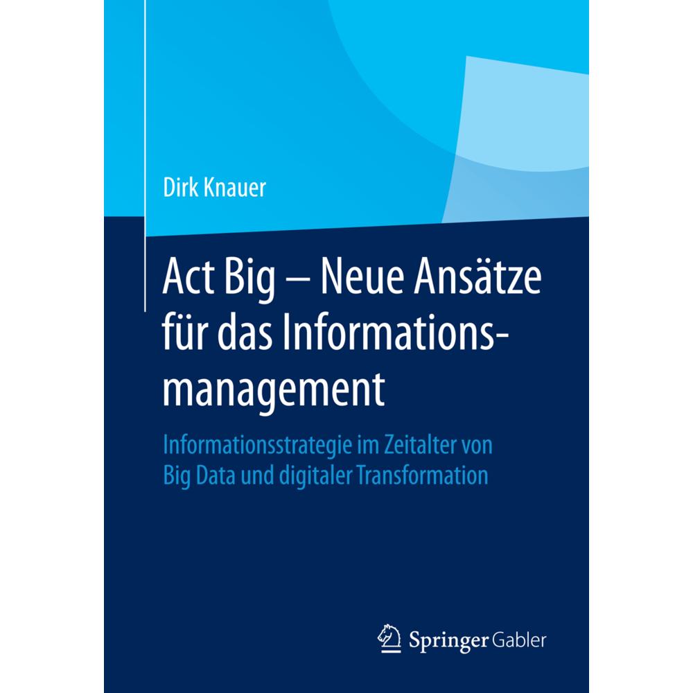 Act Big - Neue Ansätze für das Informationsmanagement, Fachbücher von Dirk Knauer