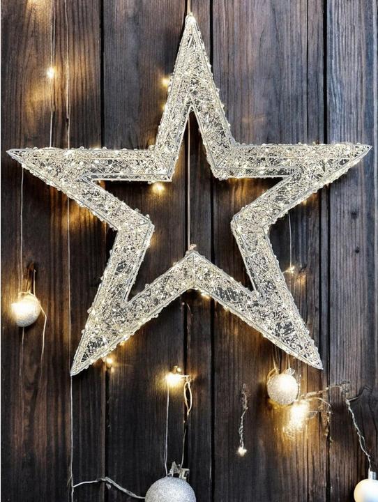 Image du produit Dameco LED Stern Weiss Outdoor, 70 cm x 8