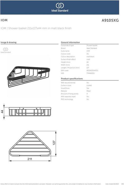 Produktbild Ideal Standard Eck-Seifenkorb IOM