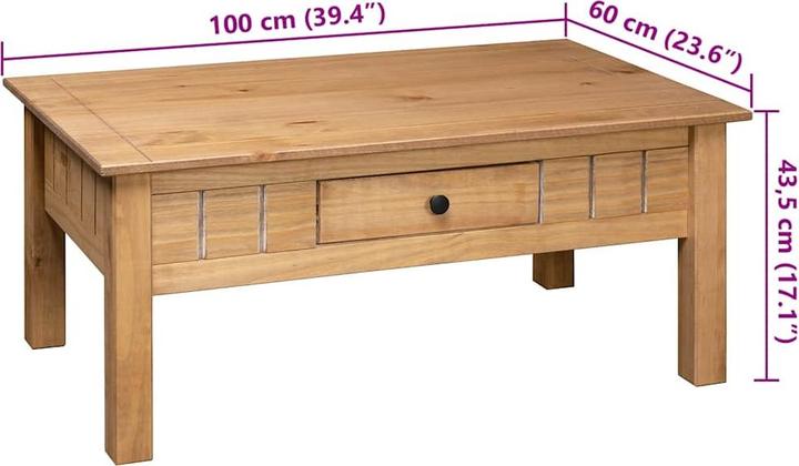 Immagine prodotto vidaXL Beistelltisch (100 x 60 x 45 cm)