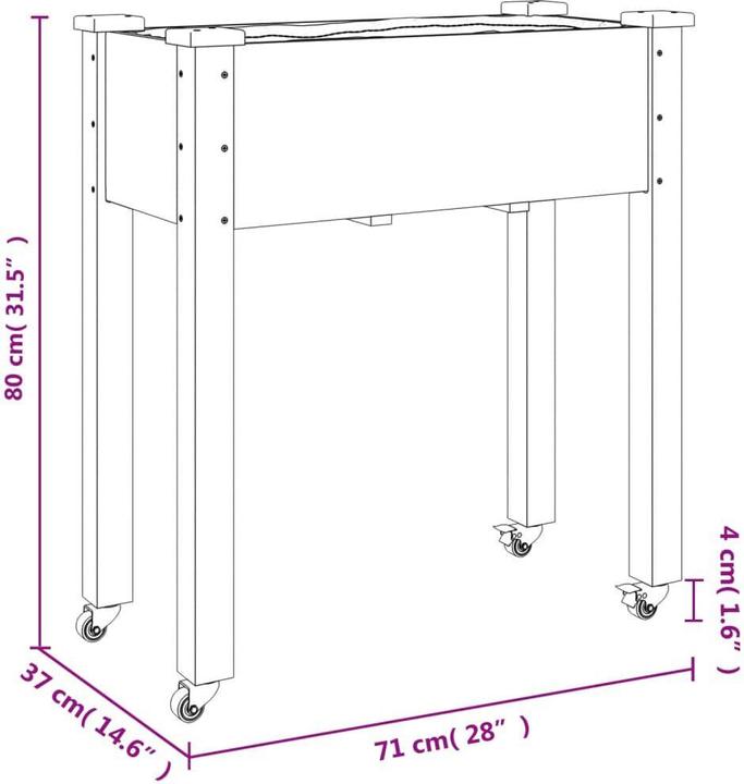 Produktbild vidaXL Pflanzgefäss