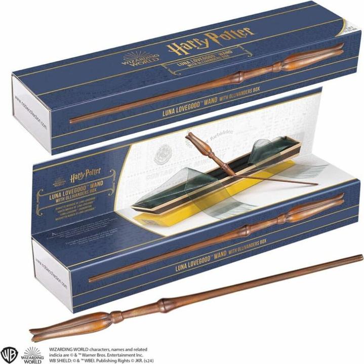 Produktbild Noble Collection Harry Potter Zauberstab-Replik 1/1 in Ollivanders Box - Luna Lovegood 34 cm