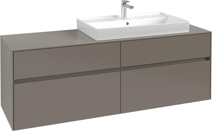 Produktbild Villeroy & Boch Collaro Waschbeckenunterschrank 1600x548x500 mm, 4 Auszüge, für Waschbecken recht (160 x 50 x 54.80 cm)