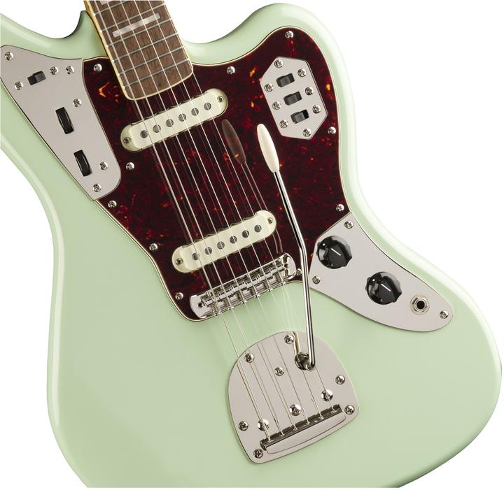 Immagine prodotto Squier Classic Vibe '70s Jaguar LRL (Chitarra elettrica, Collo: Acero, Corpo: legno di pioppo, Tastiera: Alloro indiano)