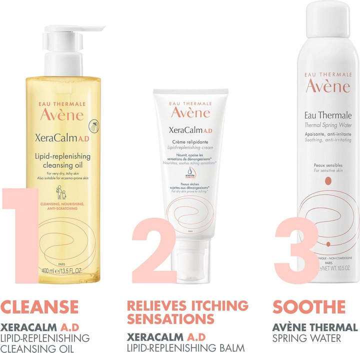 Produktbild Avène XeraCalm A.D Rückfettendes Reinigungsöl (Reinigungslotion, 400 ml)