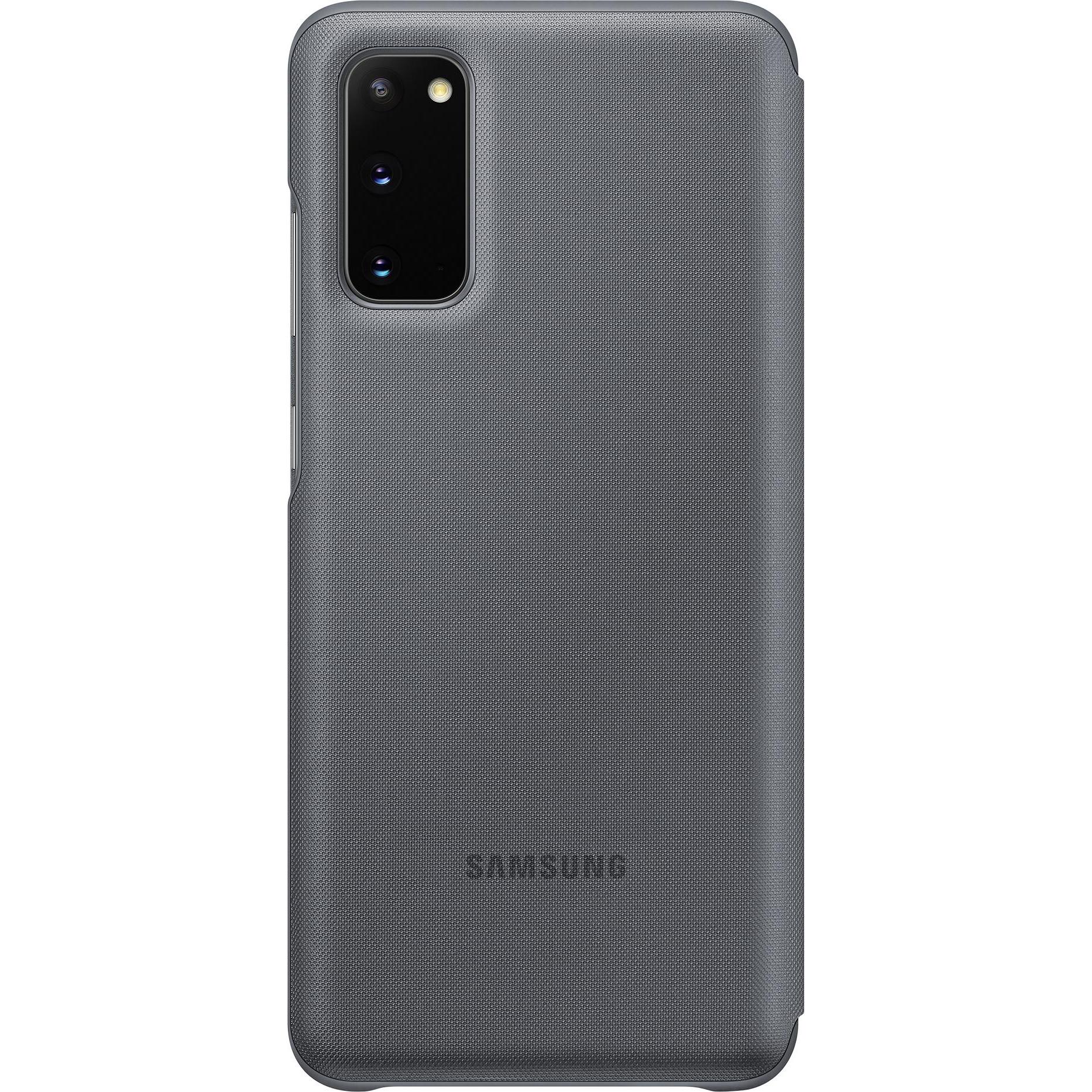 Samsung LED View Cover (Samsung Galaxy S20), Smartphone Hülle, Grau