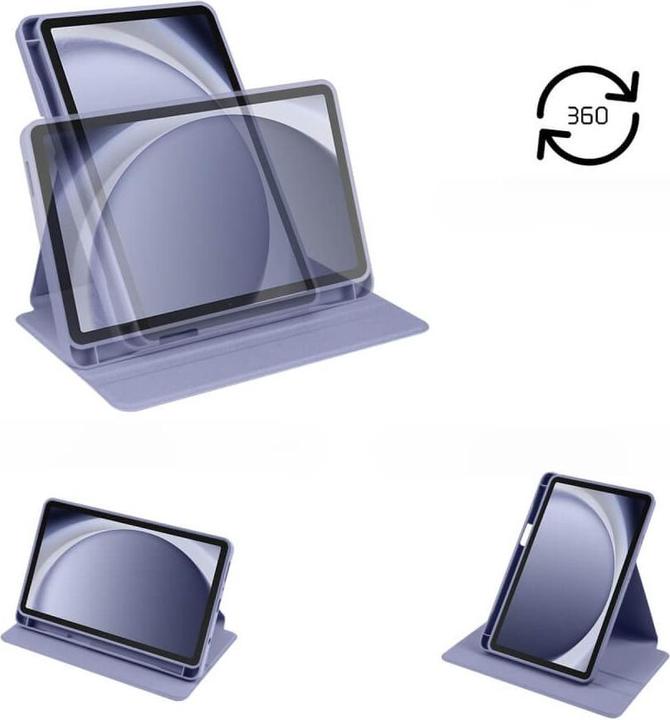 Image du produit Cover-Discount Galaxy Tab A9 - Étui à 360 degrés violet (Galaxy Tab A9)