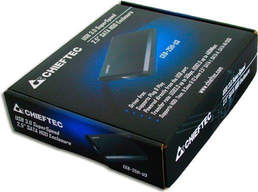 Immagine prodotto Chieftec ALU.BOX PER HDD da 2,5" 12,5mm SATA->USB3.0 (2.5")