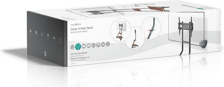 Produktbild Nedis TV Bodenständer | 37 - 75 " | maximal unterstützes Bildschirmgewicht: 40 kg | Bauhaus Design | (40 kg, 37" - 75")