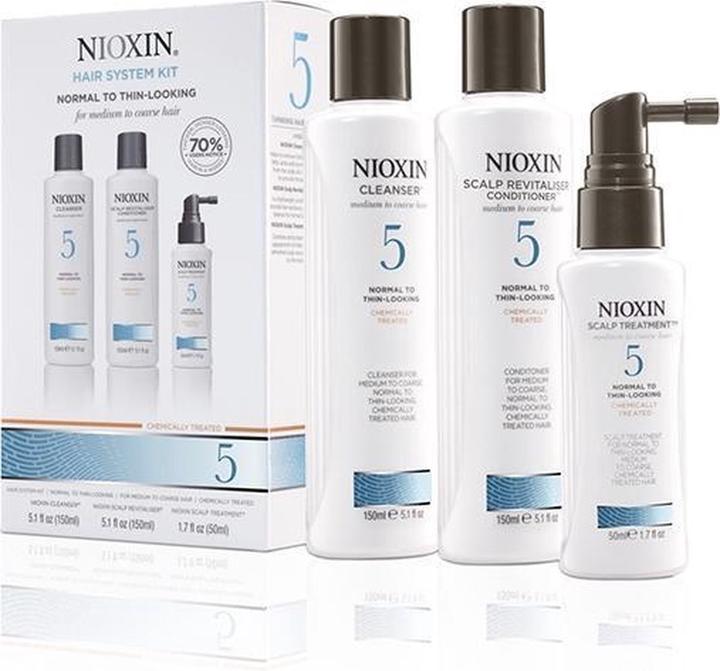 Immagine prodotto Nioxin Starter Set 5, 2x/1x50ml (Shampoo liquido, 350 ml)