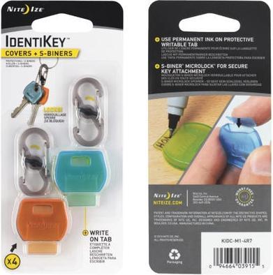 Actual product image Nite Ize IdentiKey™ Covers+S-Biner