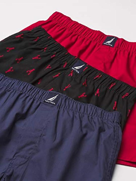 Immagine prodotto Nautica Boxer da Uomo (S, confezione da 3)