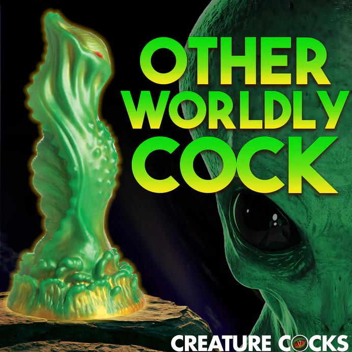 Actual product image Creature Cocks Nebula - Alien Silicone Dildo