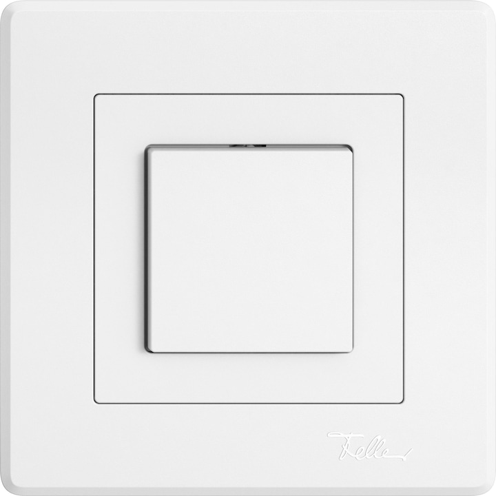 Actual product image Feller EDIZIO Liv flush-mounted pressure switch SCH3 ws