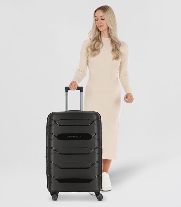 Actual product image Polestream Strz by Asteroid 4 Rollen Trolley L 74 cm mit Dehnfalte (92 l)