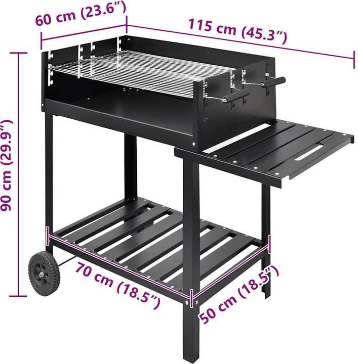 Produktbild vidaXL Grills (70 cm)